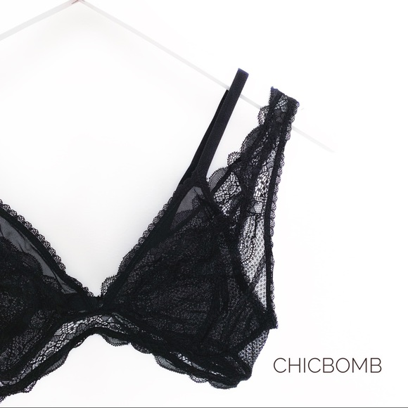 The provocateur sexy bralette in Black - Picture 2 of 5